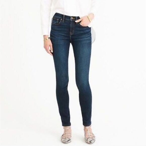 🔹️J. Crew Blue The Lookout High Rise Skinny Jeans Size 4/27 - Picture 1 of 13
